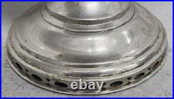 Aladdin Model 11 Brass oil lamp Glass Cover Kerosene Made in USA