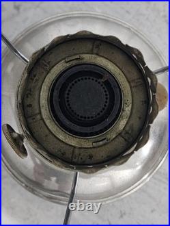 Aladdin Model 11 Brass oil lamp Glass Cover Kerosene Made in USA