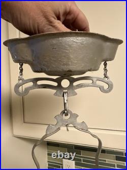 Aladdin Model 11 Hanging Kerosene Oil Lamp 1922-28 Beautiful Nickel Finish