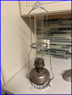 Aladdin Model 11 Hanging Kerosene Oil Lamp 1922-28 Beautiful Nickel Finish