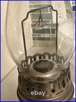 Aladdin Model 11 Hanging Kerosene Oil Lamp 1922-28 Beautiful Nickel Finish