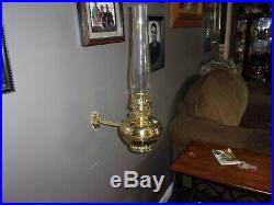 Aladdin Model # 11 Kerosene Lamp In Original Brass Condition