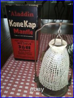 Aladdin Model 11 Oil Lamp with Bonnet and Mantle