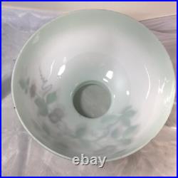 Aladdin Model 11 Oil Lamp with Chimney & Hand Painted Floral Glass Shade 1922-1928