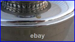 Aladdin Model 12, 4-post Hanging Oil Lamp, Shade, Chimney, And Burner Complete