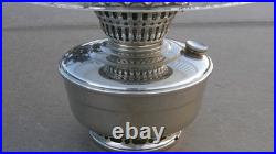 Aladdin Model 12, 4-post Hanging Oil Lamp, Shade, Chimney, And Burner Complete
