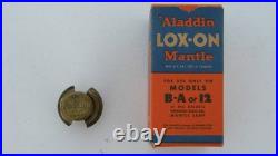 Aladdin Model 12, 4-post Hanging Oil Lamp, Shade, Chimney, And Burner Complete