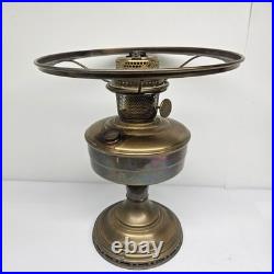 Aladdin Model 12 Brass Straight-sided Lamp 10 Shade Ring Lox-on Aladdin Chimney