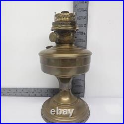 Aladdin Model 12 Brass Straight-sided Lamp 10 Shade Ring Lox-on Aladdin Chimney