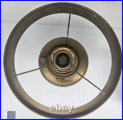 Aladdin Model 12 Brass Straight-sided Lamp 10 Shade Ring Lox-on Aladdin Chimney