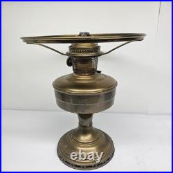 Aladdin Model 12 Brass Straight-sided Lamp 10 Shade Ring Lox-on Aladdin Chimney