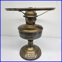 Aladdin Model 12 Brass Straight-sided Lamp 10 Shade Ring Lox-on Aladdin Chimney