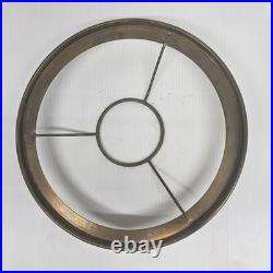 Aladdin Model 12 Brass Straight-sided Lamp 10 Shade Ring Lox-on Aladdin Chimney