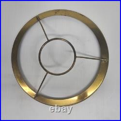 Aladdin Model 12 Brass Straight-sided Lamp 10 Shade Ring Lox-on Aladdin Chimney