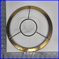Aladdin Model 12 Brass Straight-sided Lamp 10 Shade Ring Lox-on Aladdin Chimney