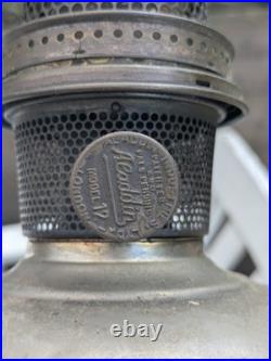 Aladdin Model 12 Burner Ltd Made in England Vintage Kerosene Lamp (No Glass)