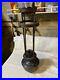 Aladdin Model 12 Four 4 Post Hanging Lamp Parts Bronzed Mostly Complete As Is