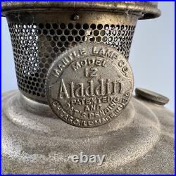 Aladdin Model 12 Kerosene Lantern Antique 23 Mantle Lamp Original