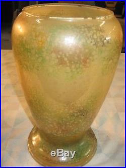 Aladdin Model #12 Variegated Verde Vase Lamp #1240