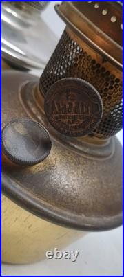 Aladdin Model 12 Wall Bracket & Hanging Oil Lamp Fonts with Burners