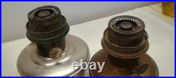Aladdin Model 12 Wall Bracket & Hanging Oil Lamp Fonts with Burners