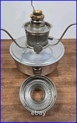 Aladdin Model 23 Caboose Kerosene Oil Lamp with Shade And Wall Mount