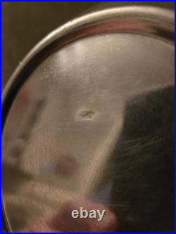 Aladdin Model 23 Kerosene Lamp Aluminum Font, Frosted Shade, Chimney England