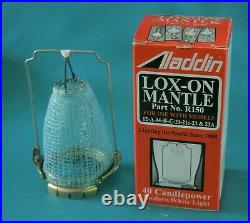 Aladdin Model 23 Kerosene Oil Lamp with Amber Font and Foot, COMPLETE