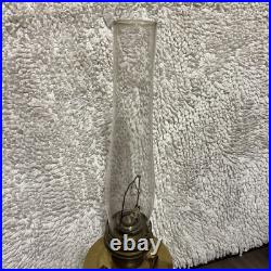 Aladdin Model 23 Table Oil Lamp, Solid Brass Indoor Lighting Fuel Lamp Vintage