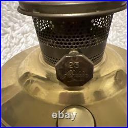 Aladdin Model 23 Table Oil Lamp, Solid Brass Indoor Lighting Fuel Lamp Vintage