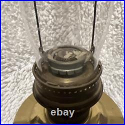 Aladdin Model 23 Table Oil Lamp, Solid Brass Indoor Lighting Fuel Lamp Vintage