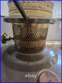 Aladdin Model 23 Vintage Oil Lamp Brass, Kerosene, Instant Light Burner