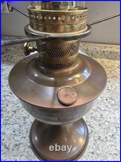 Aladdin Model 23 Vintage Oil Lamp Brass, Kerosene, Instant Light Burner
