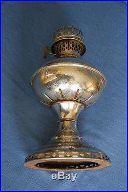 Aladdin Model 5 Nickel Finish Kerosene Lamp