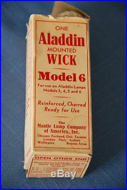 Aladdin Model 5 Nickel Finish Kerosene Lamp