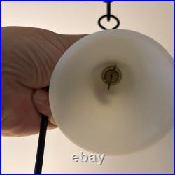 Aladdin Model 6 Vintage Hanging Oil Lamp Model B Burner Milk Glass Smoke Bell