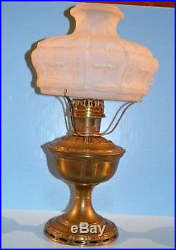 Aladdin Model 8 Table Lamp 401 Shade #8 Flame Spreader & Burner 1919 Art Nouveau