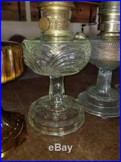 Aladdin Model A Lamp Collection 7 Lamps with Washington, Corinthian, Venetian