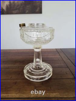 Aladdin Model B-74 Clear Tall Lincoln Drape Oil Lamp Reproduction