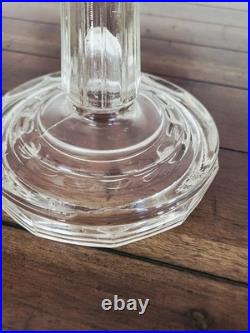Aladdin Model B-74 Clear Tall Lincoln Drape Oil Lamp Reproduction