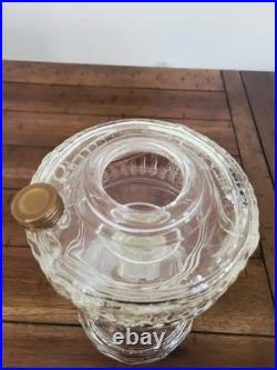 Aladdin Model B-74 Clear Tall Lincoln Drape Oil Lamp Reproduction