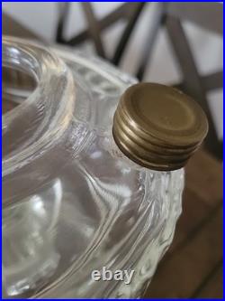 Aladdin Model B-74 Clear Tall Lincoln Drape Oil Lamp Reproduction