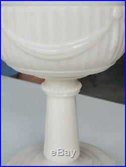 Aladdin Model B Alacite Short Lincoln Drape Oil Kerosene Table Lamp new Chimney