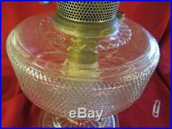 Aladdin Model B Clear Glass Kerosene Oil Lamp Burner Chimney & Mantel