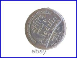 Aladdin Model B Colonial Oil Lamp Green Crystal with Original Nu-Type Burner Aladdin Model B Colonial Oil Lamp Green Crystal with Original Nu-Type Burner