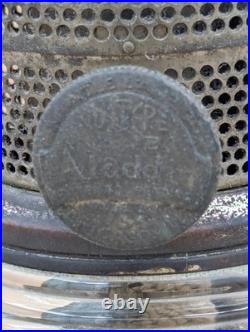 Aladdin Model B Corinthian Oil Lamp Clear/Amber Original Burner Excellent