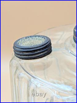 Aladdin Model B Corinthian Oil Lamp Clear/Black Original Burner Excellent