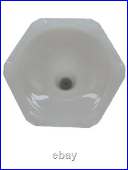 Aladdin Model B Corinthian Oil Lamp-White Moonstone-Original Burner-Excellent