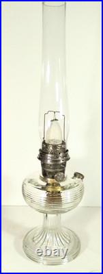Aladdin Model B Crystal Clear Beehive Lamp With NU-Type Burner And New Mantle