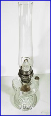 Aladdin Model B Crystal Clear Beehive Lamp With NU-Type Burner And New Mantle